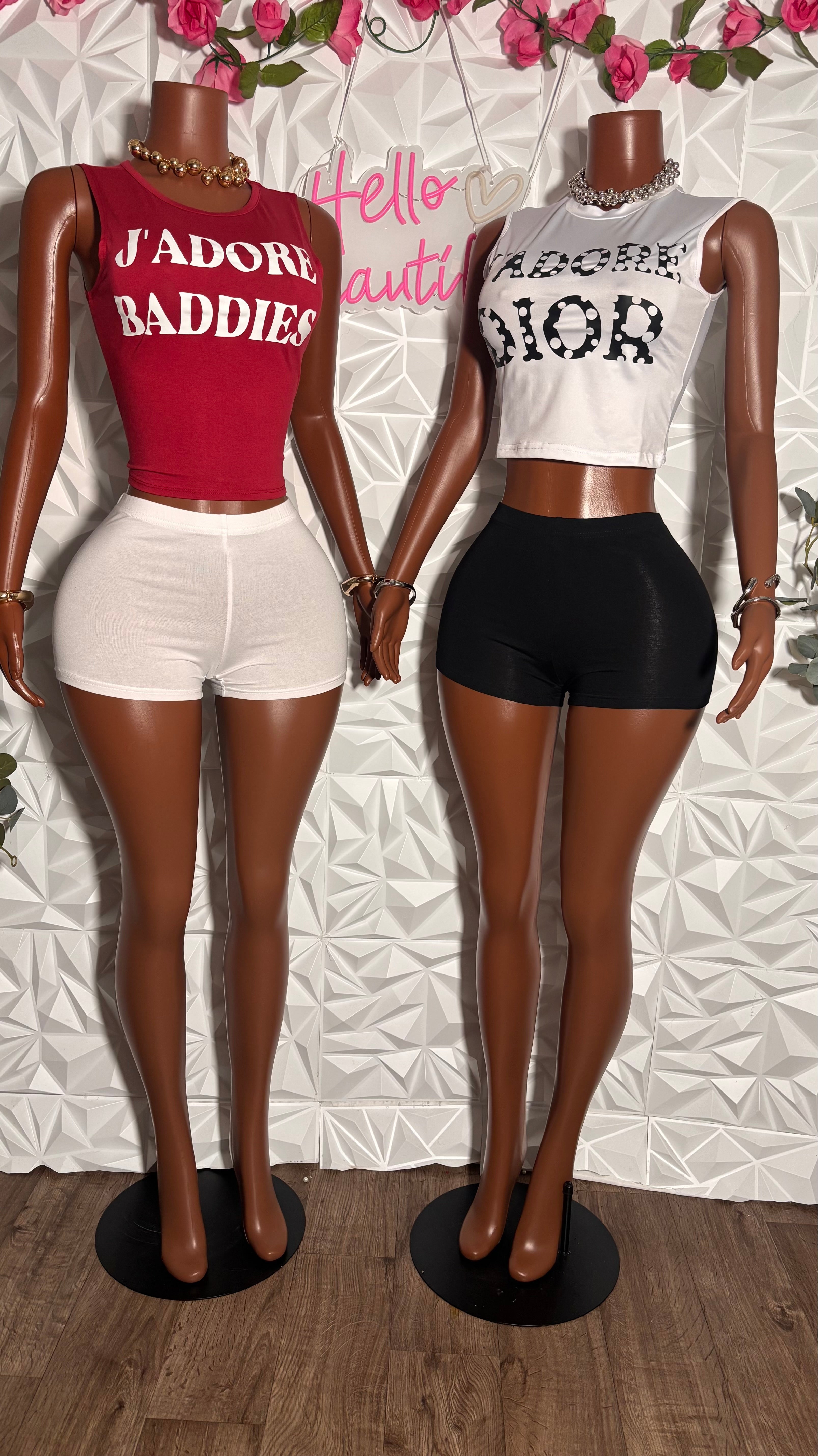Adore set (Black and white)