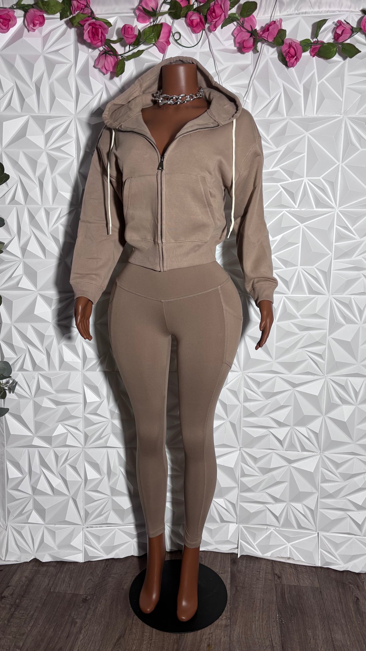 Jacket and leggings set (Cocoa)