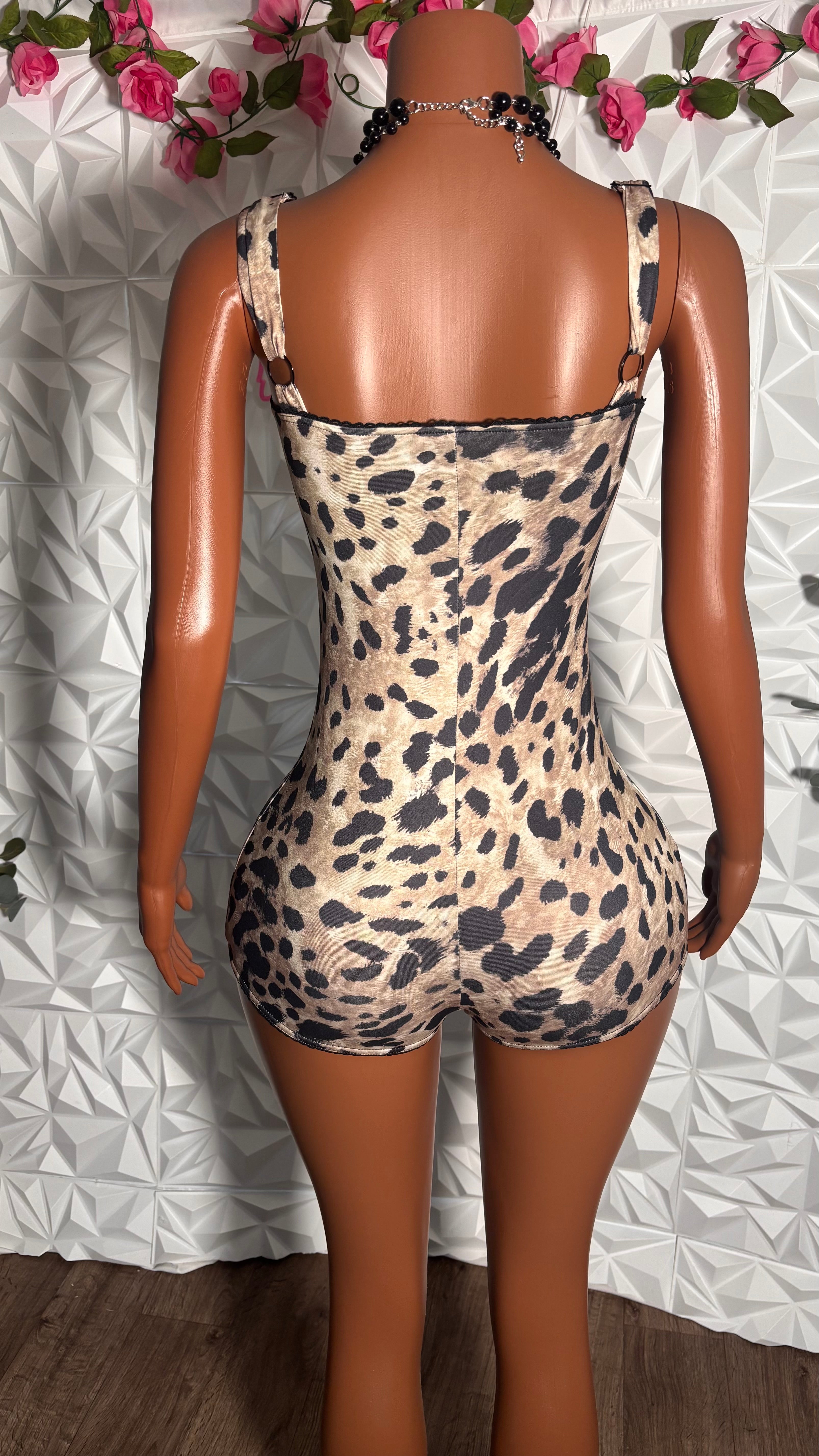 Leopard Romper