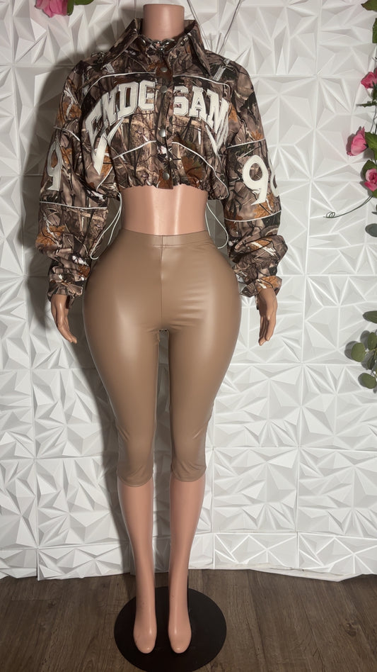 Camo Queen Cropped Jacket (Restocked)