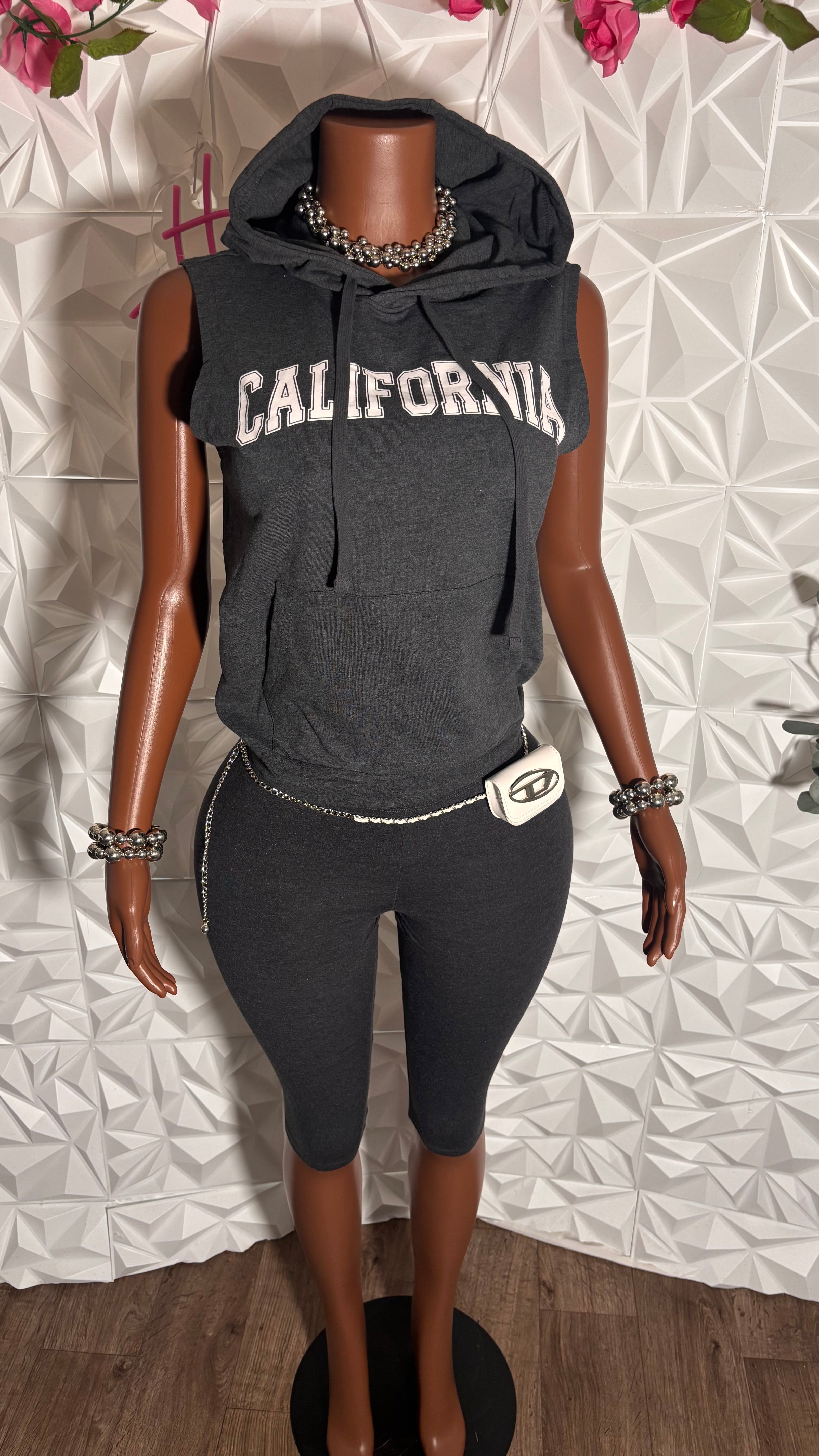 Cali two tone Capri set