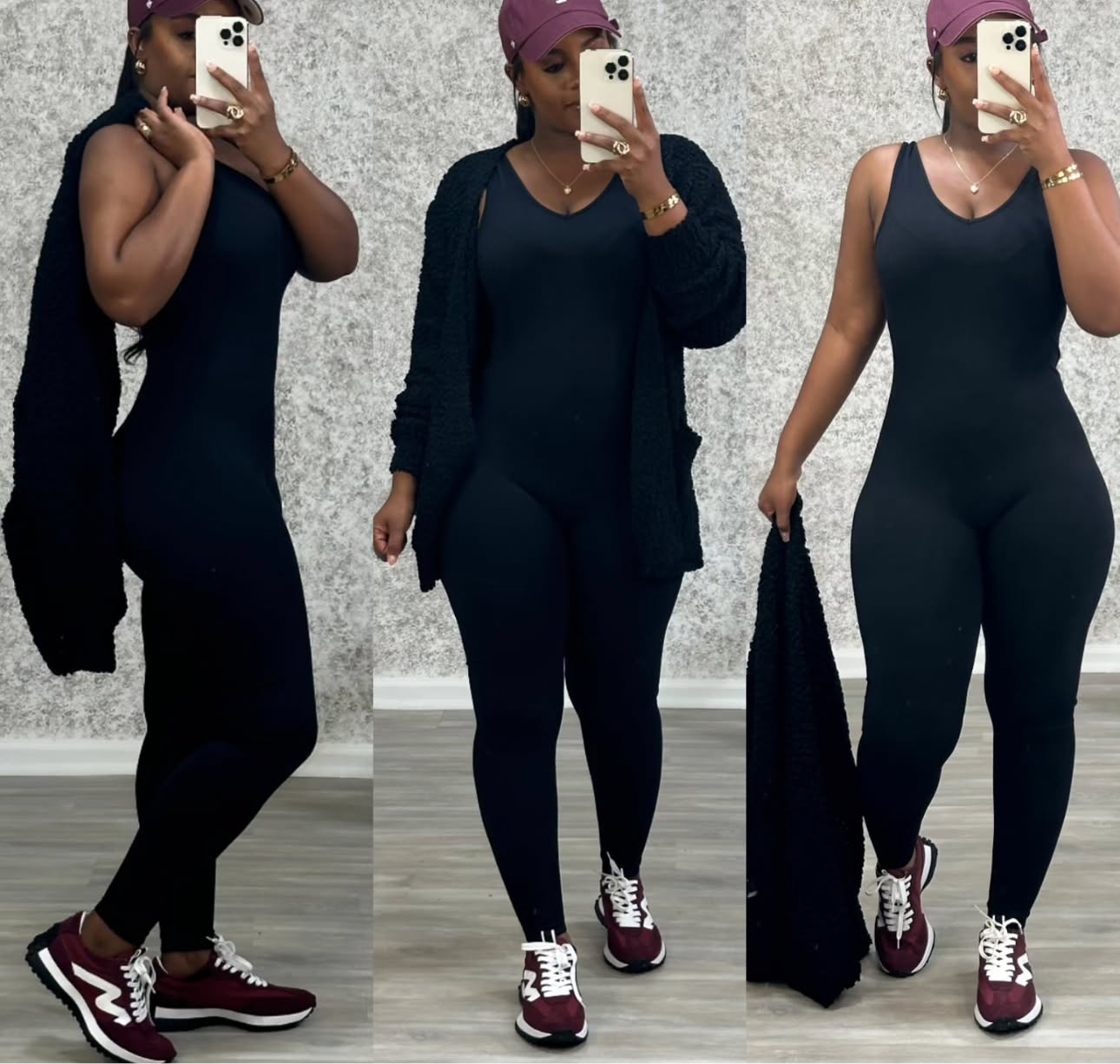 Cardigan and jumpsuit set