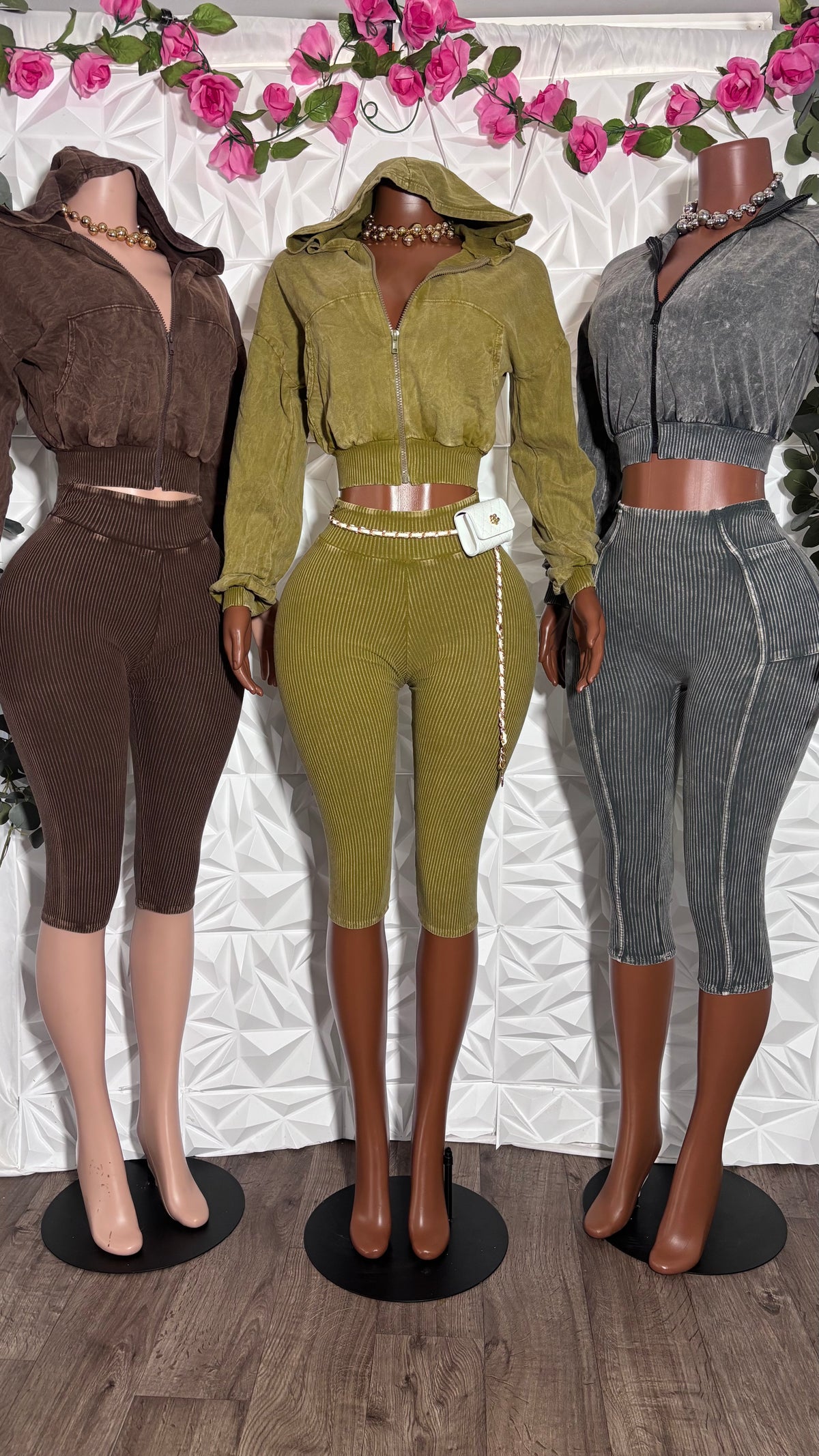 Acid capri set (Brown)