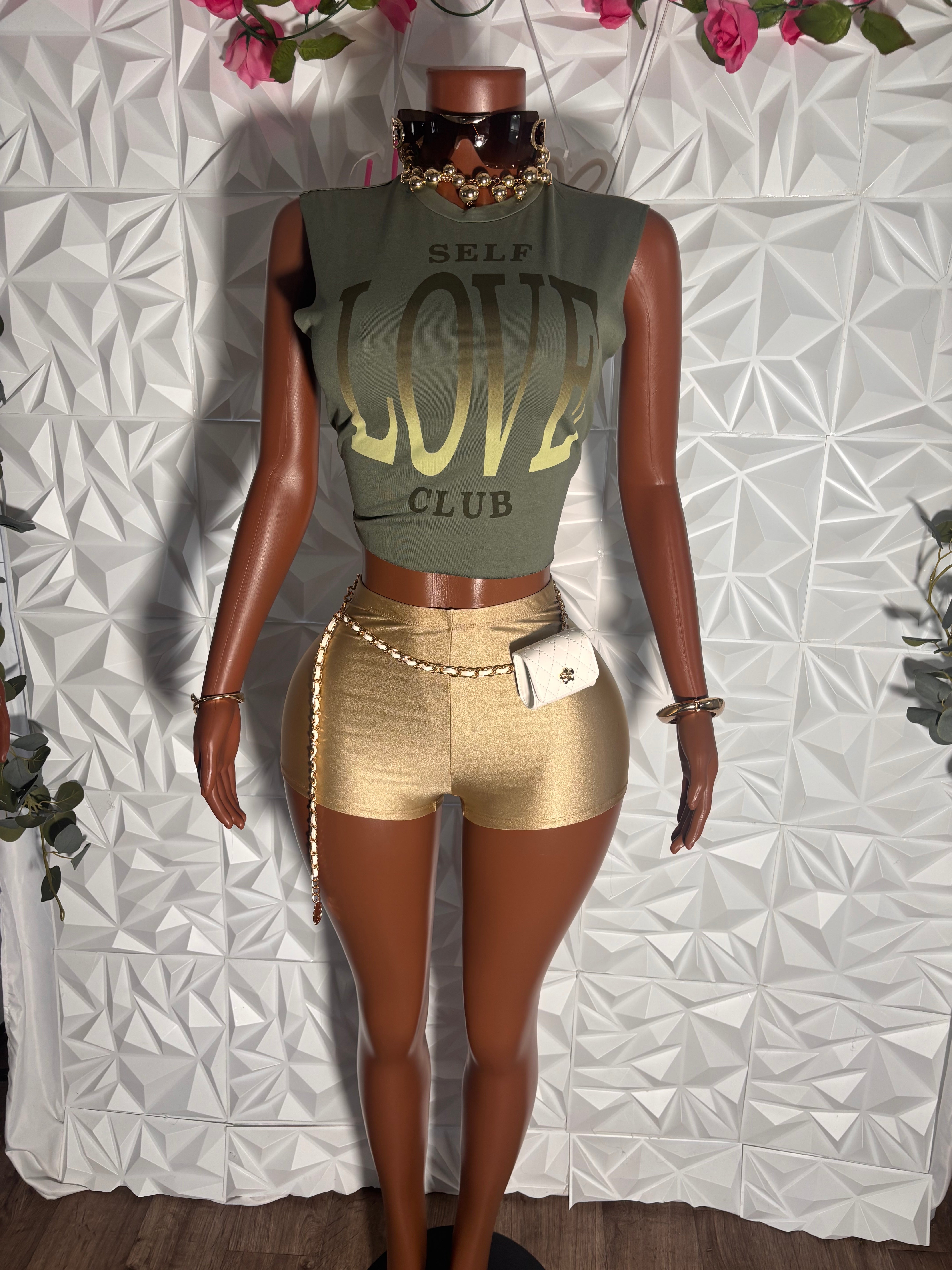 Sleeveless self love tank