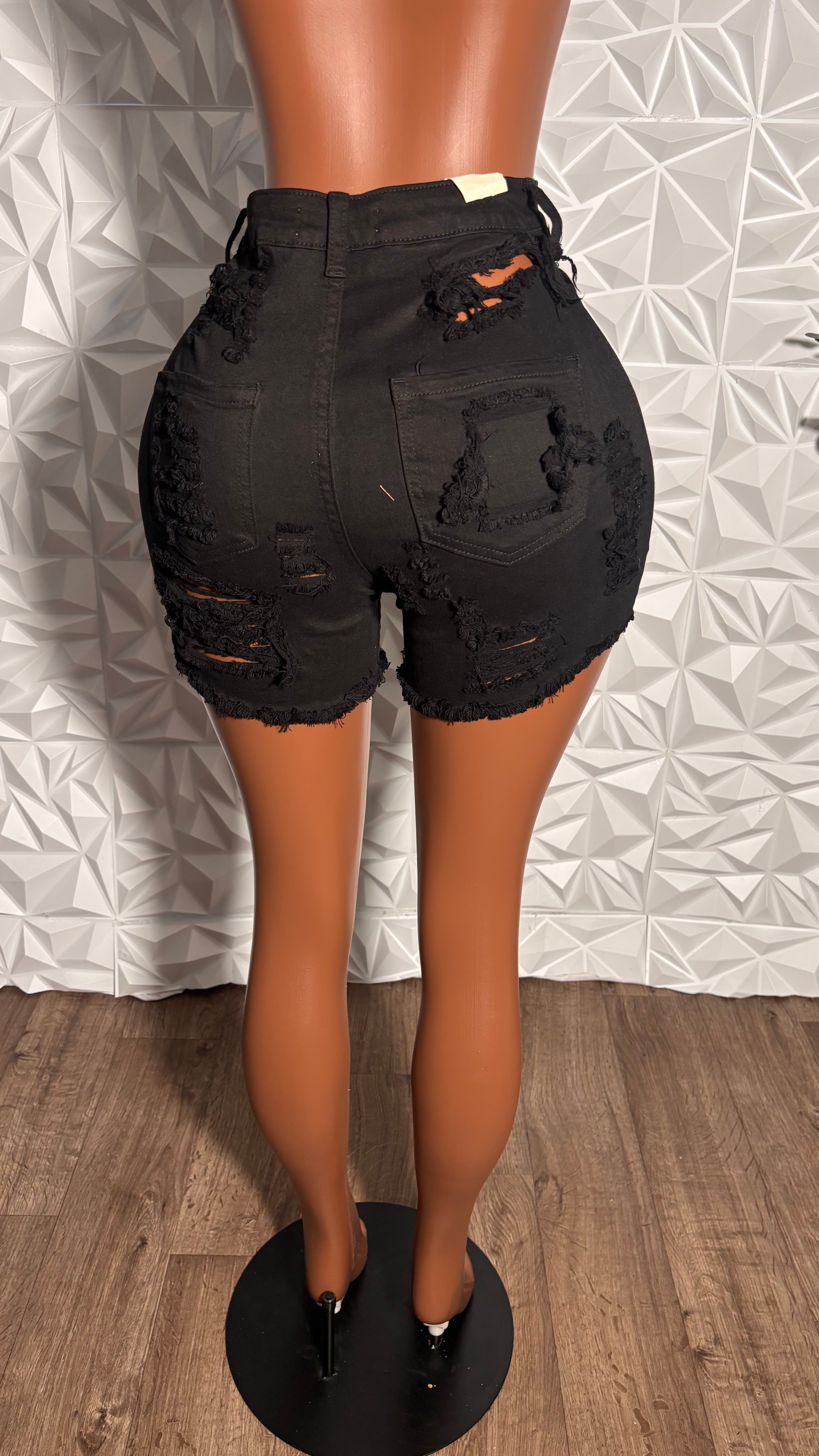Ripped shorts (Black)