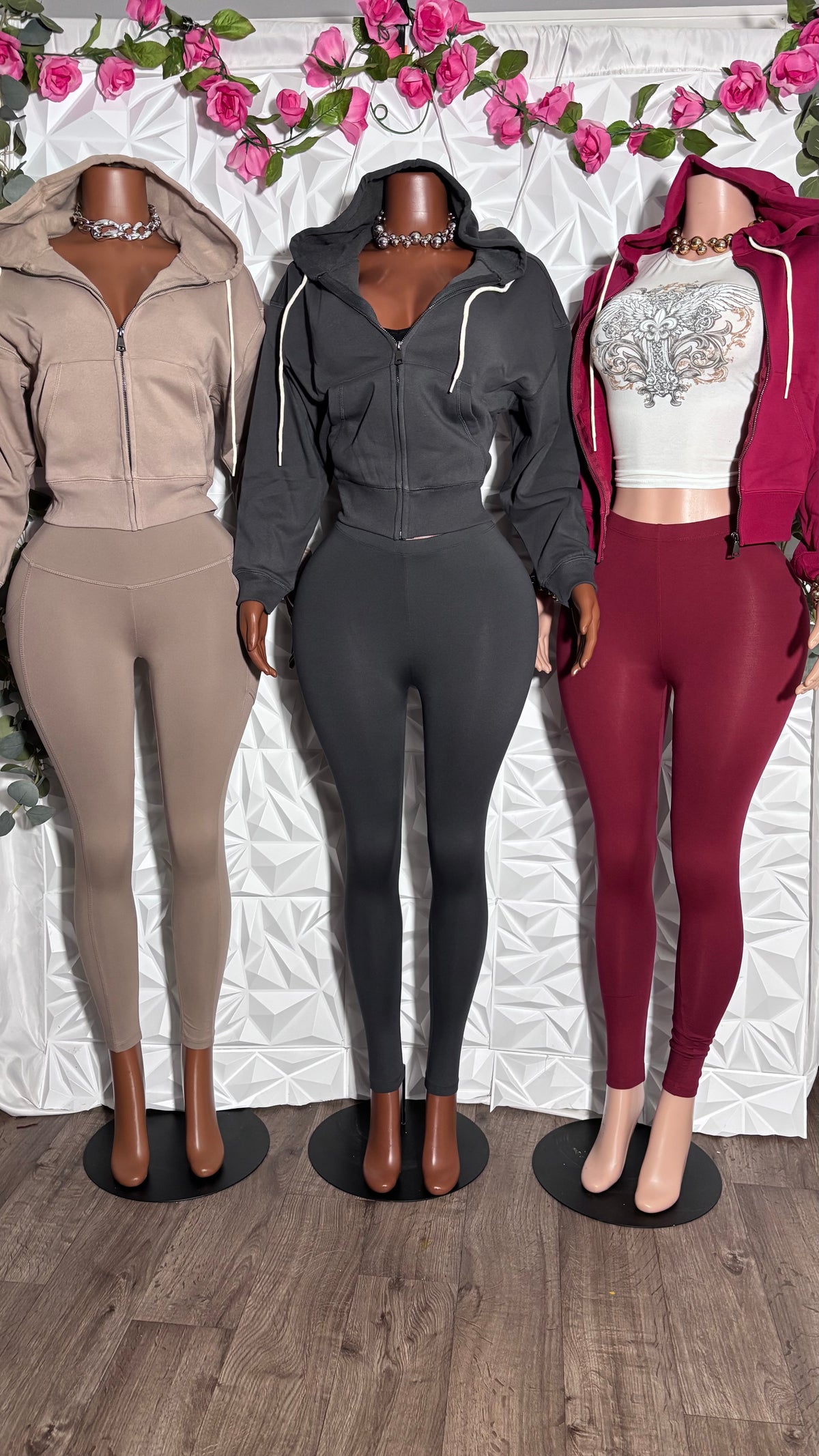 Jacket and leggings set (Cocoa)