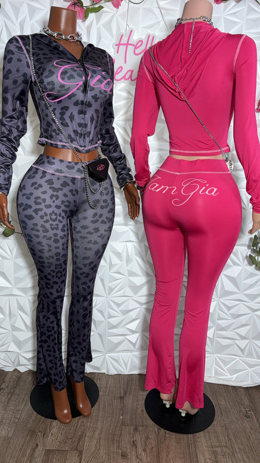 Gigi chill set (hot pink)