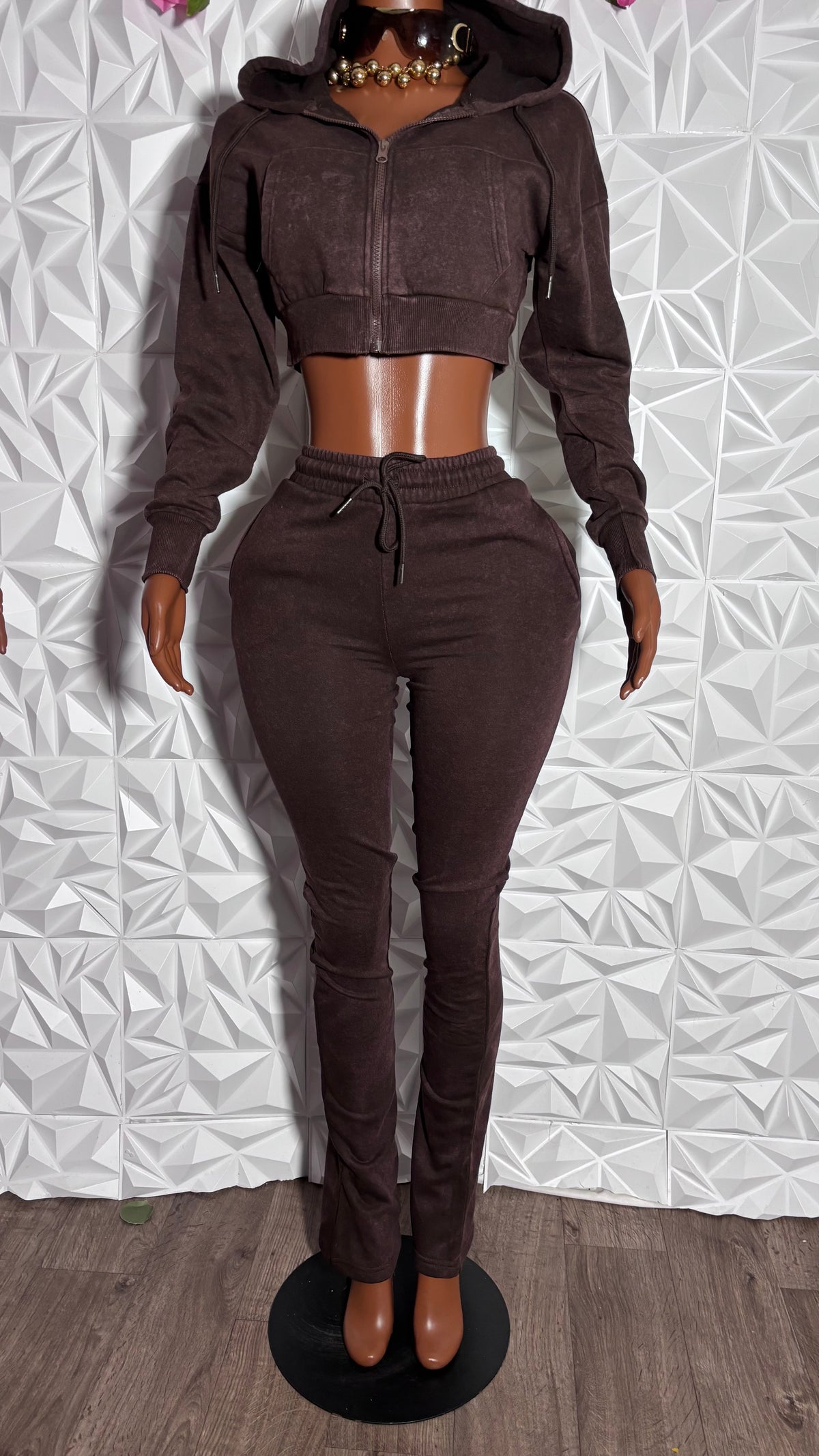 Stack jogger set (Brown)