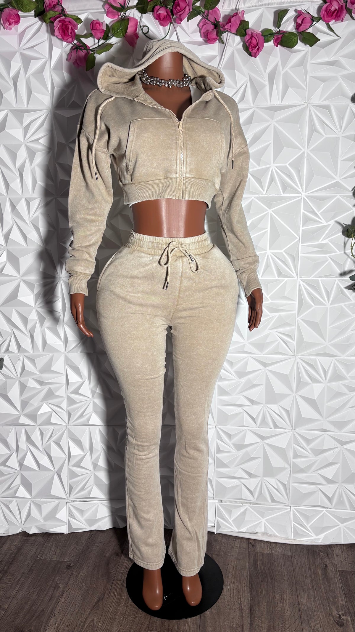 Stack jogger set (Tan)