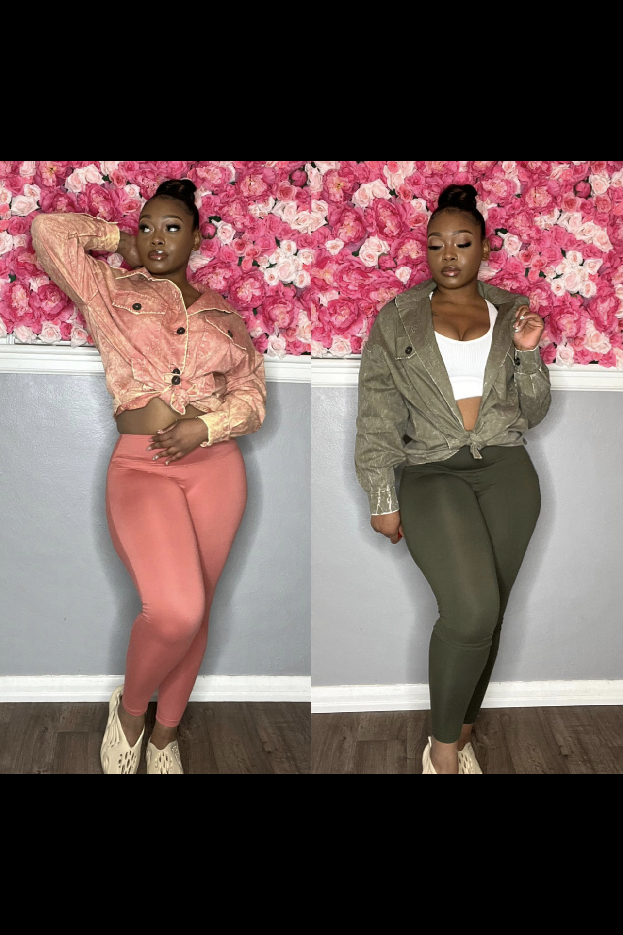 Acid wash shacket (Top Only)