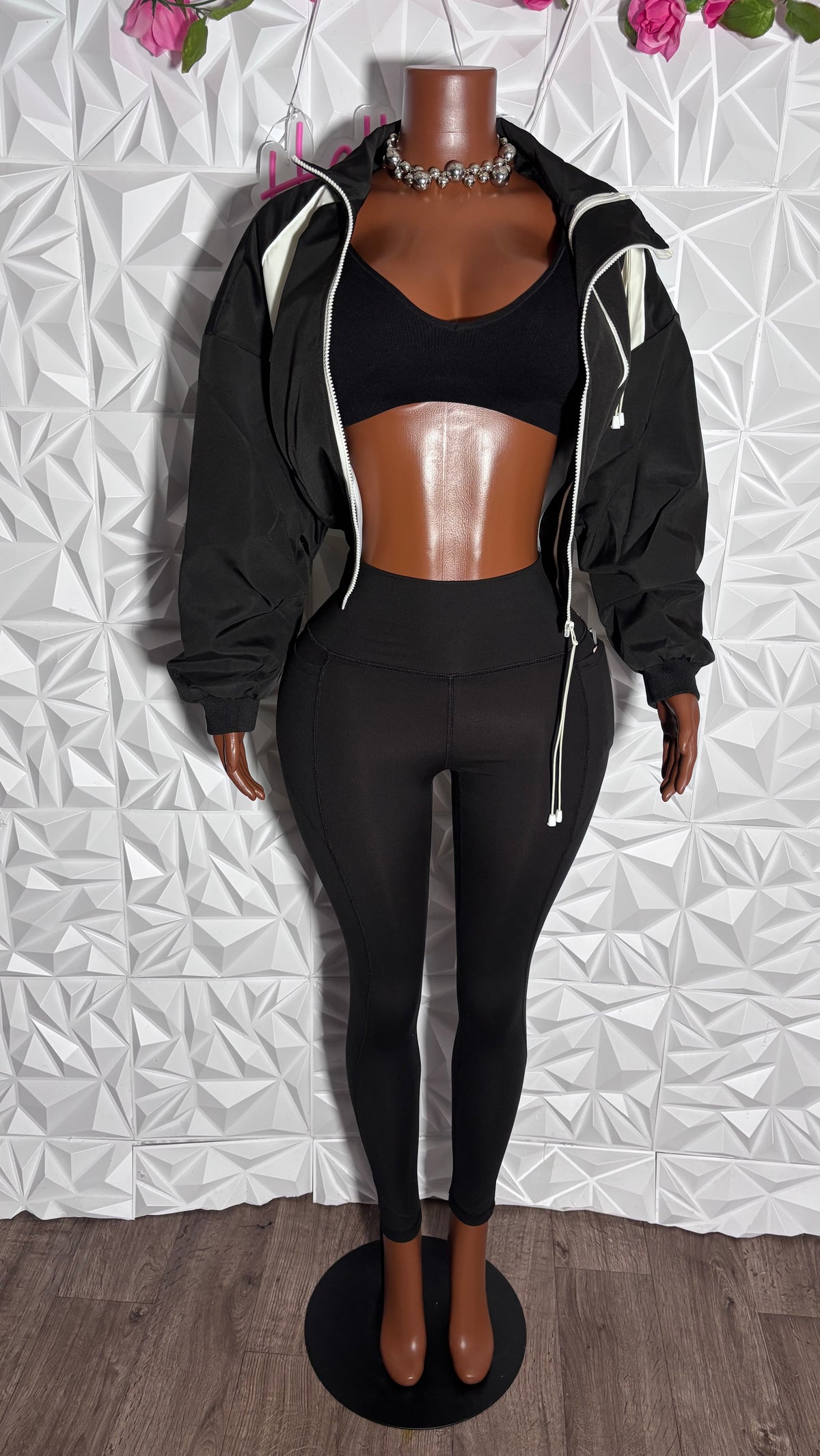 Windbreaker jacket (Black)