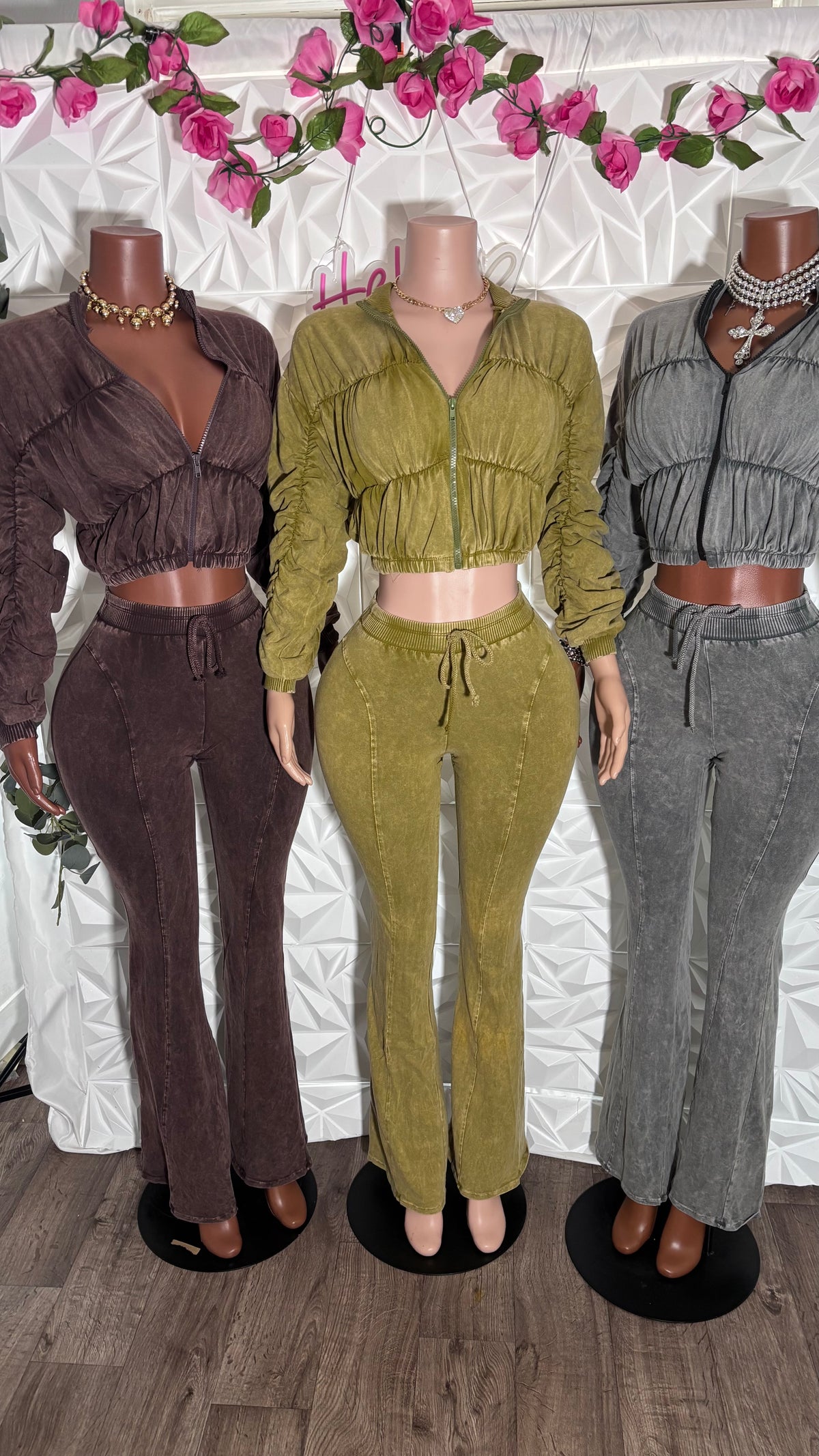 Acid flare set (Olive)