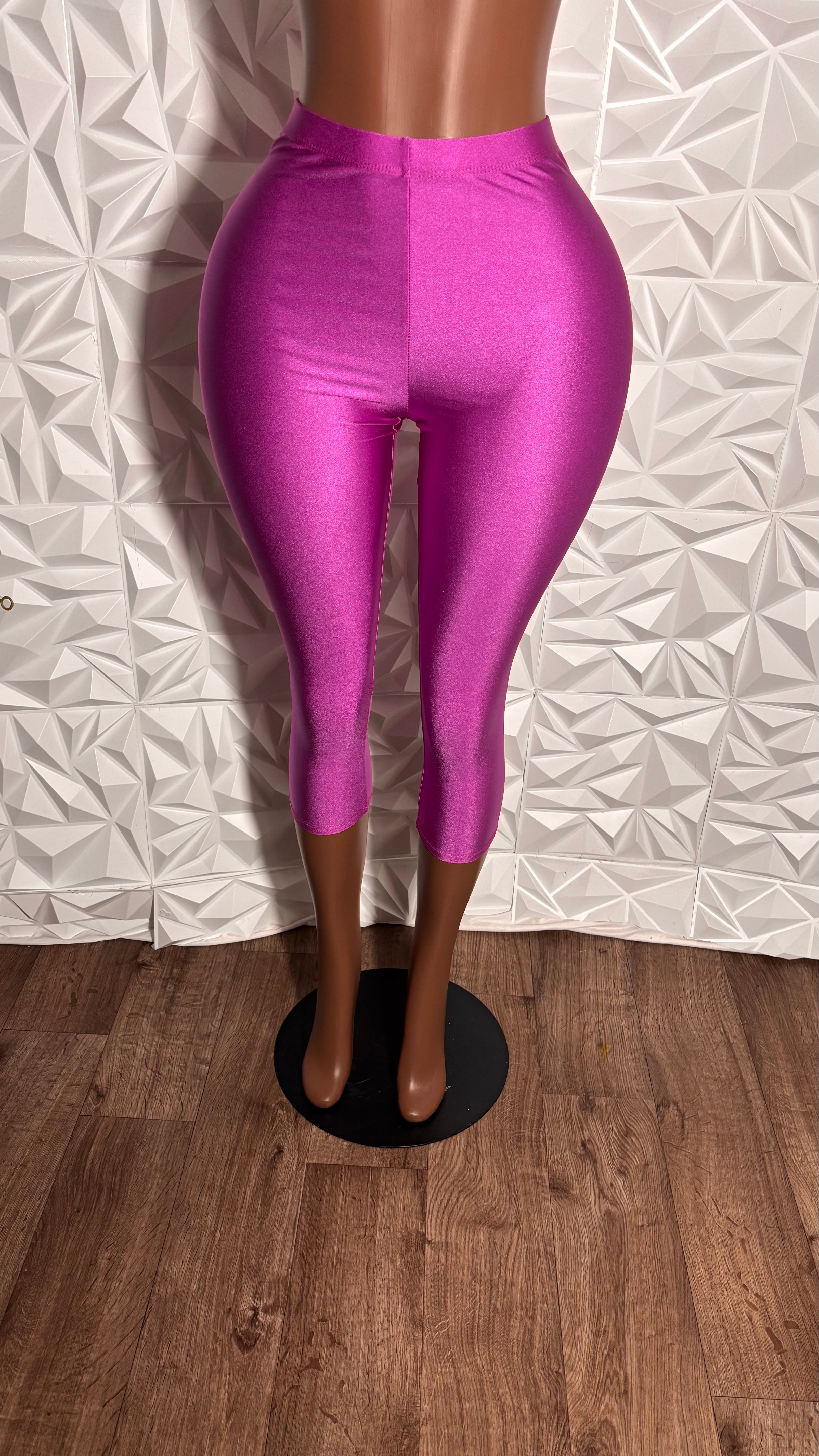 Shiny Capris (Purple)