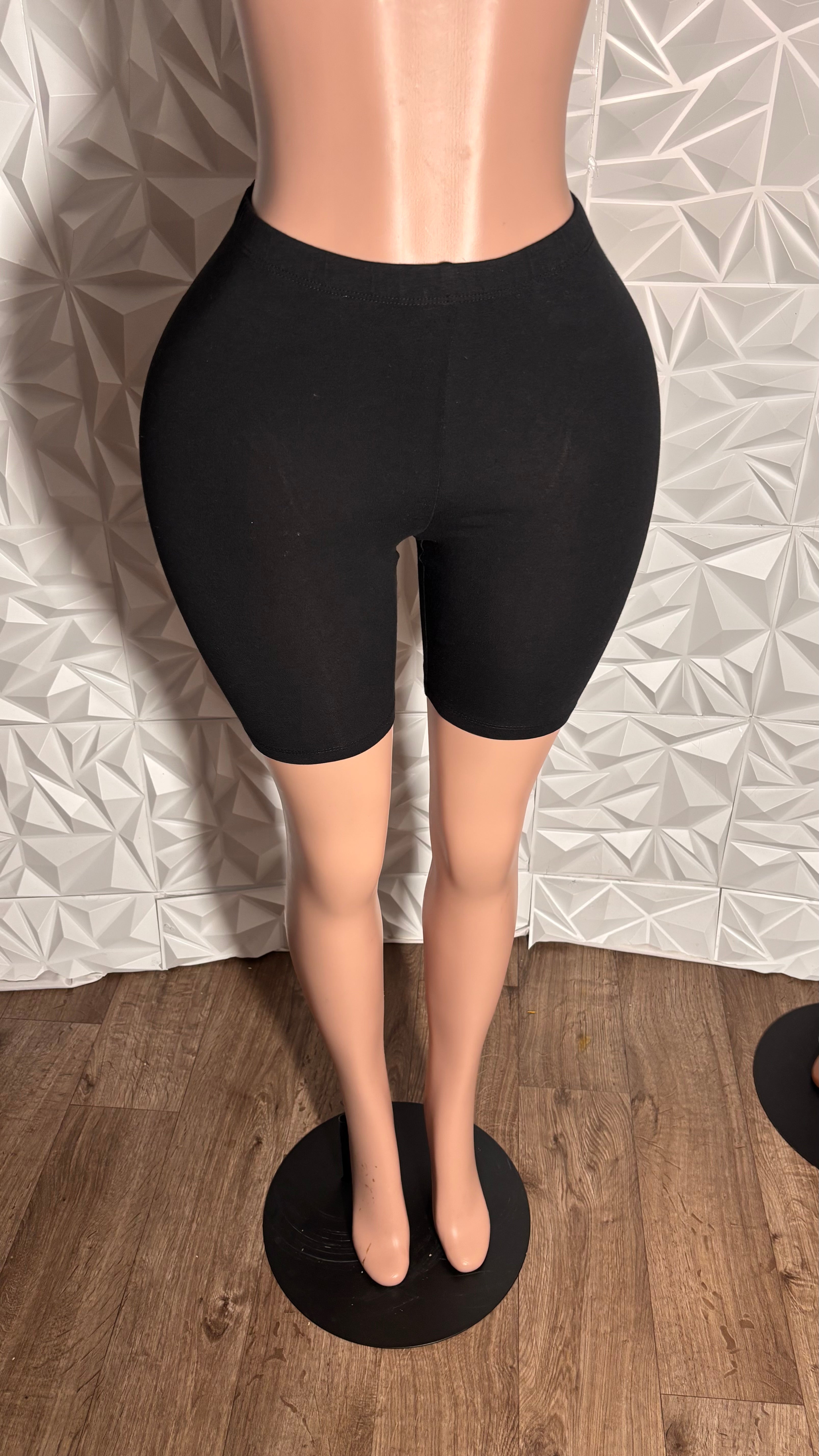 Cotton biker shorts