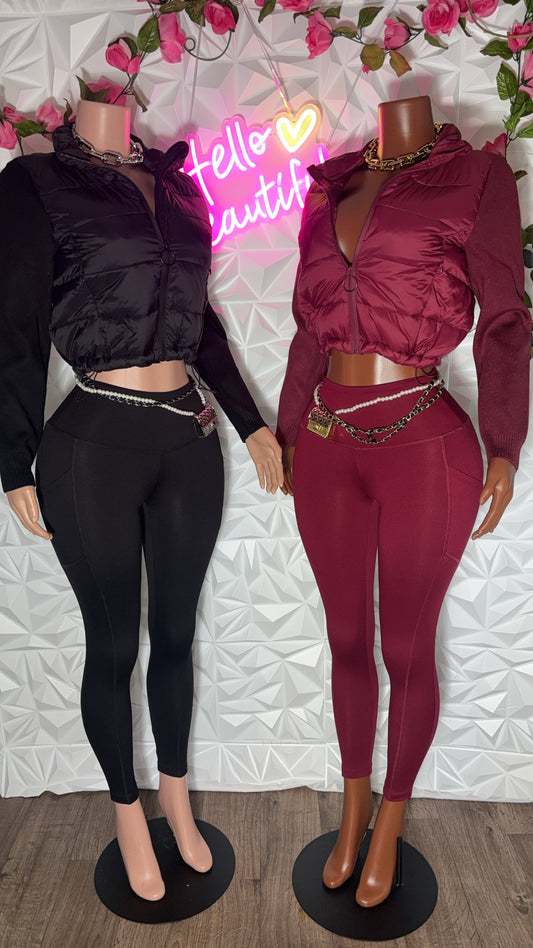 Puffer jacket sets