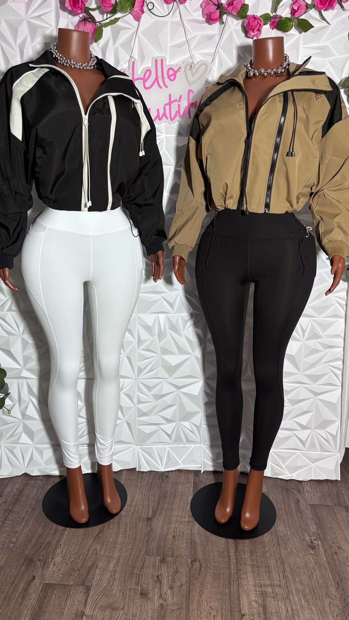 Windbreaker jacket (Tan)