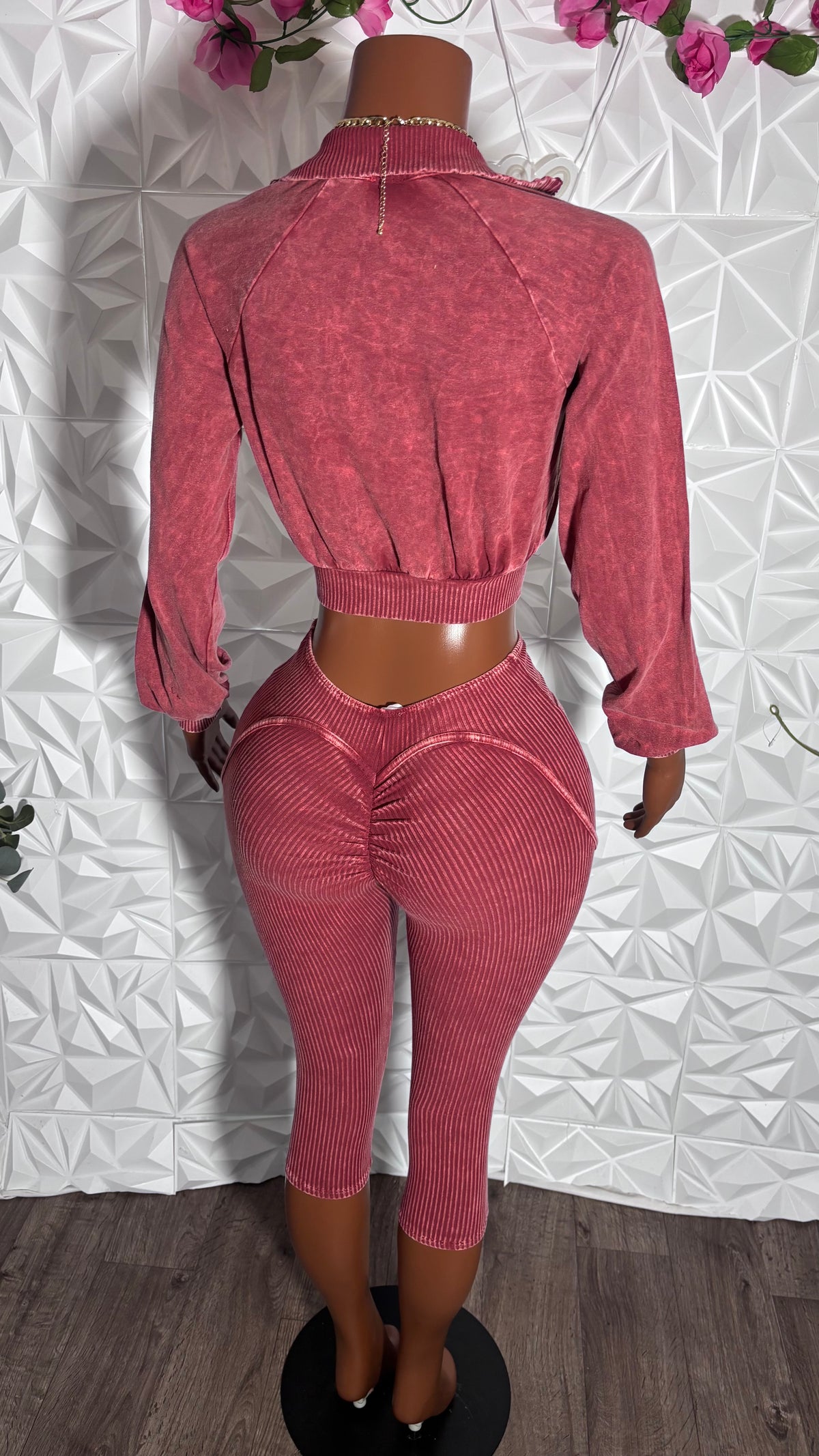 Acid capri set (Burgundy)
