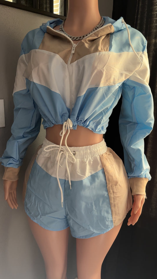 Windbreaker set(run small size up)