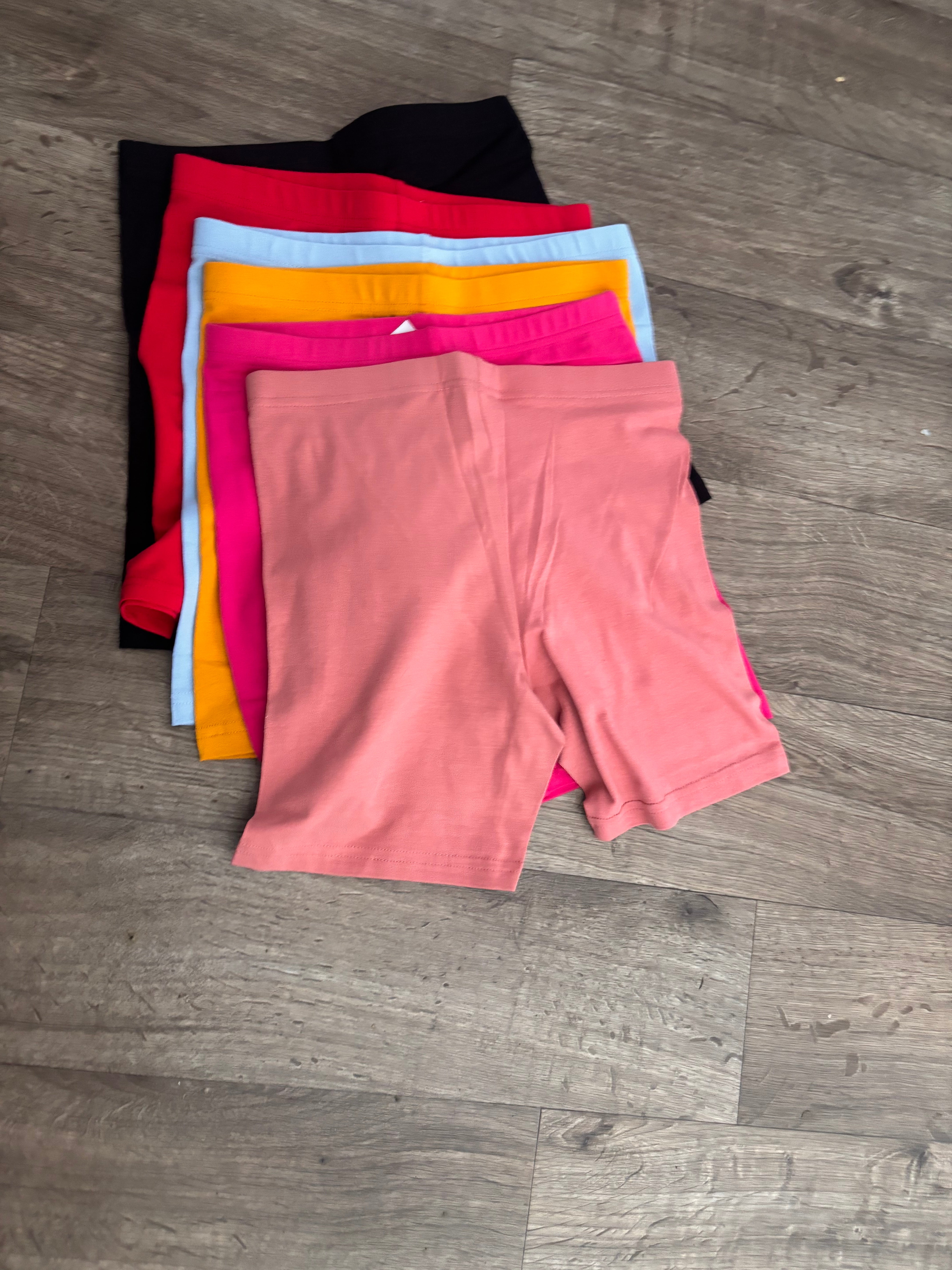 Cotton biker shorts