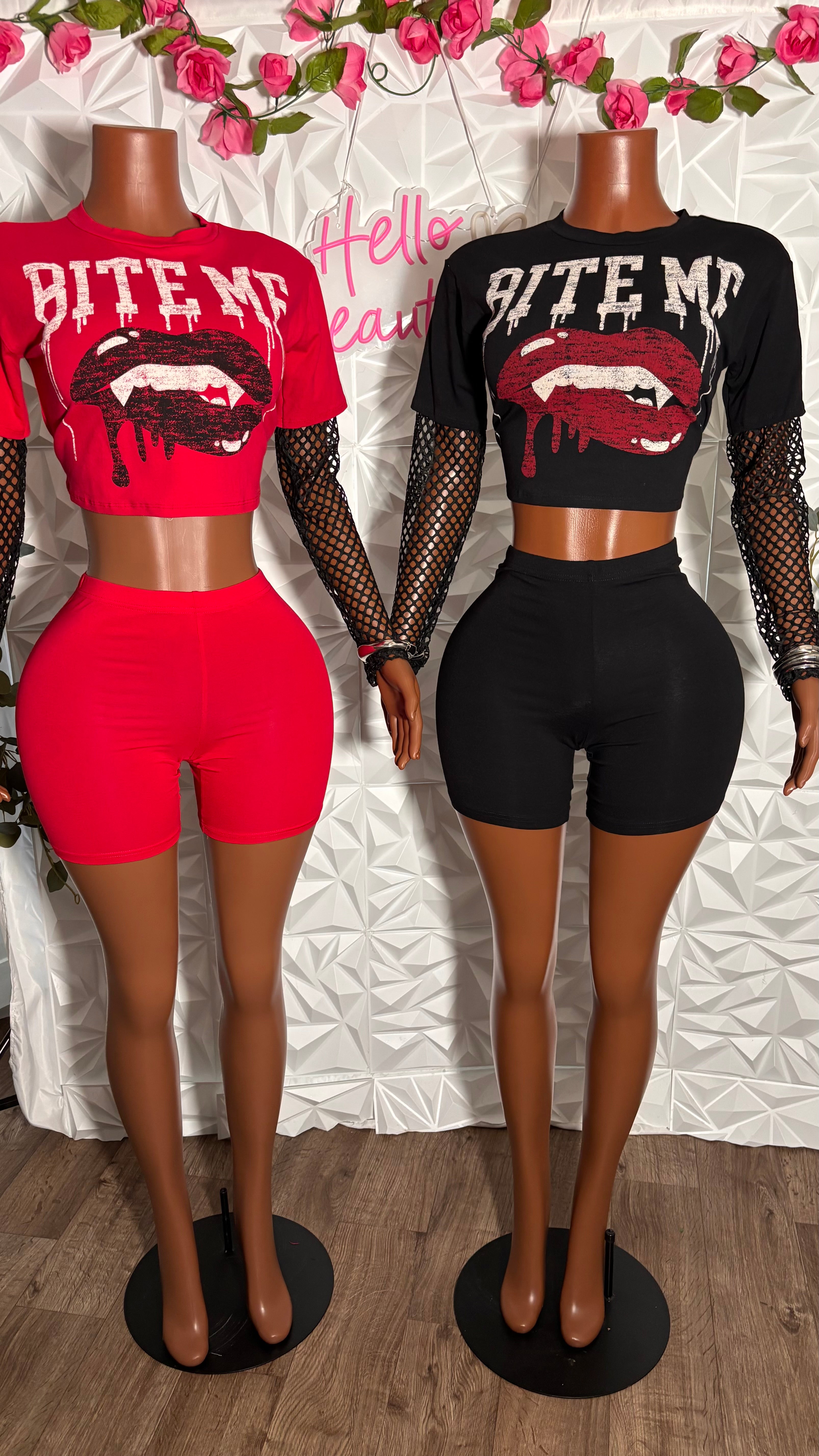 Bite me top (Black)