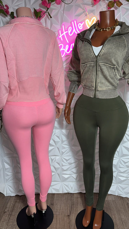 Jacket legging set (Olive)