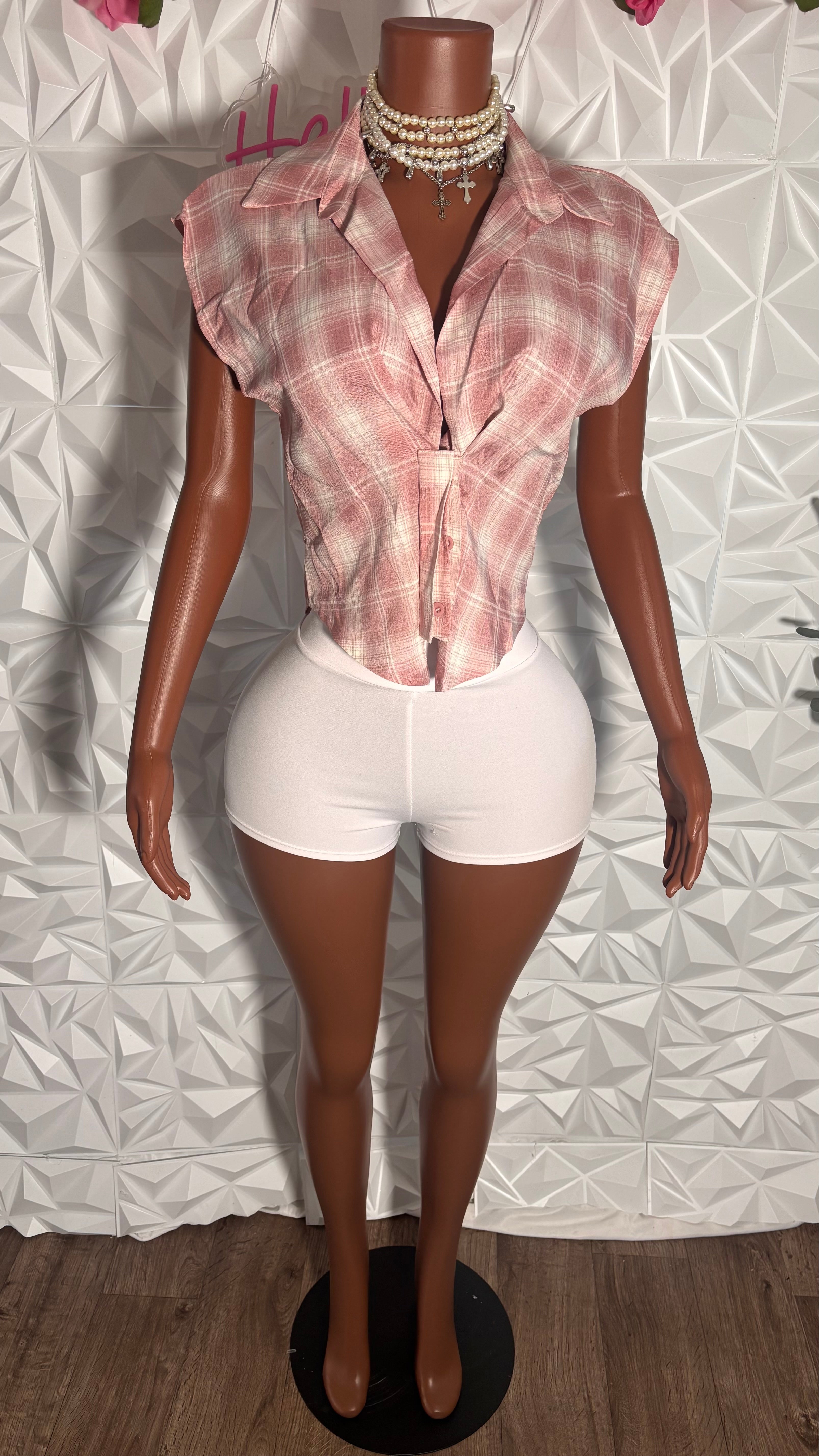 Flannel set (Pink)