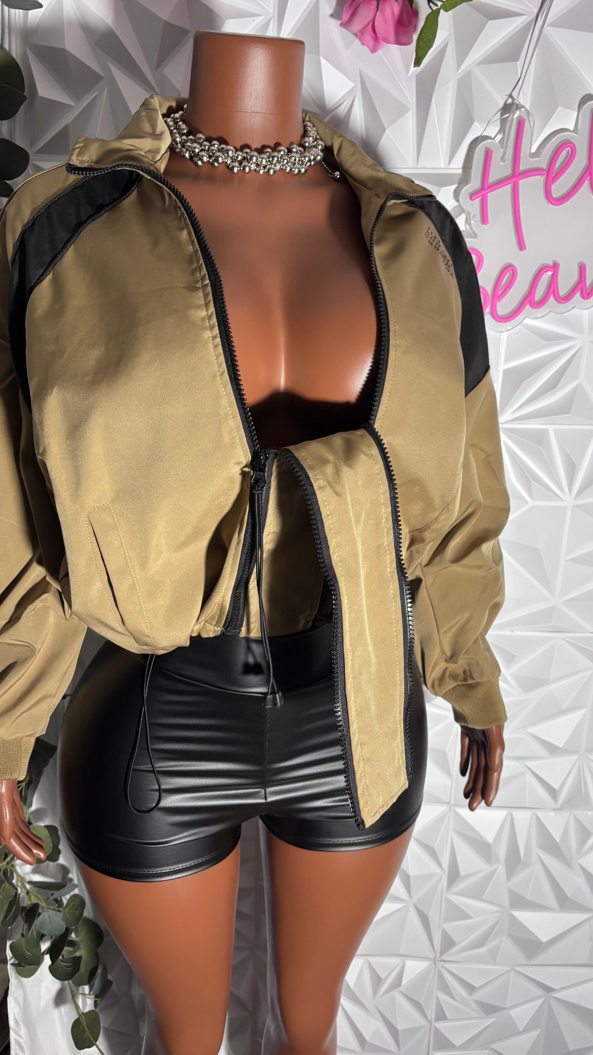 Windbreaker jacket (Black)