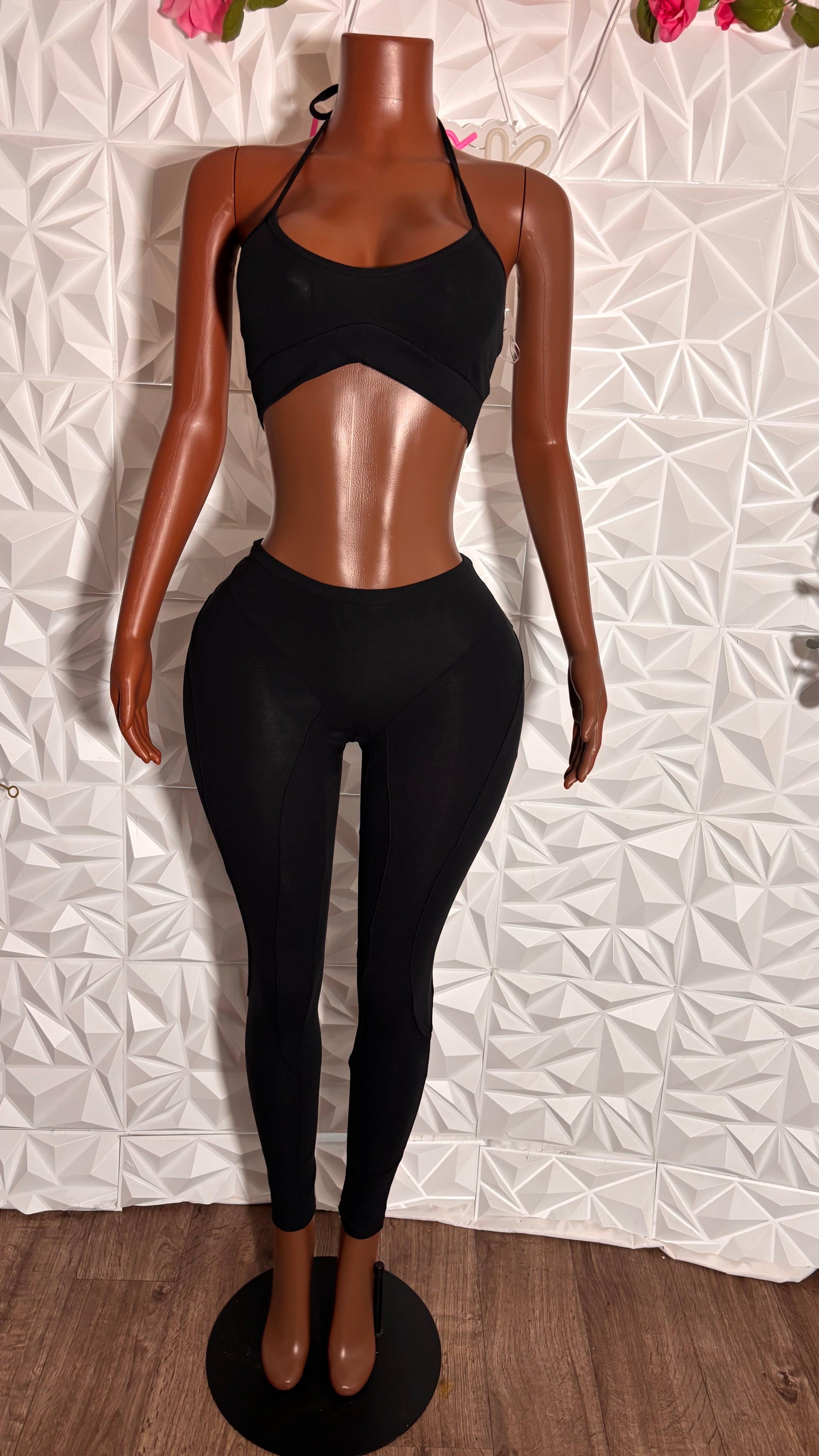 Motion 3 piece Legging Set (Black)