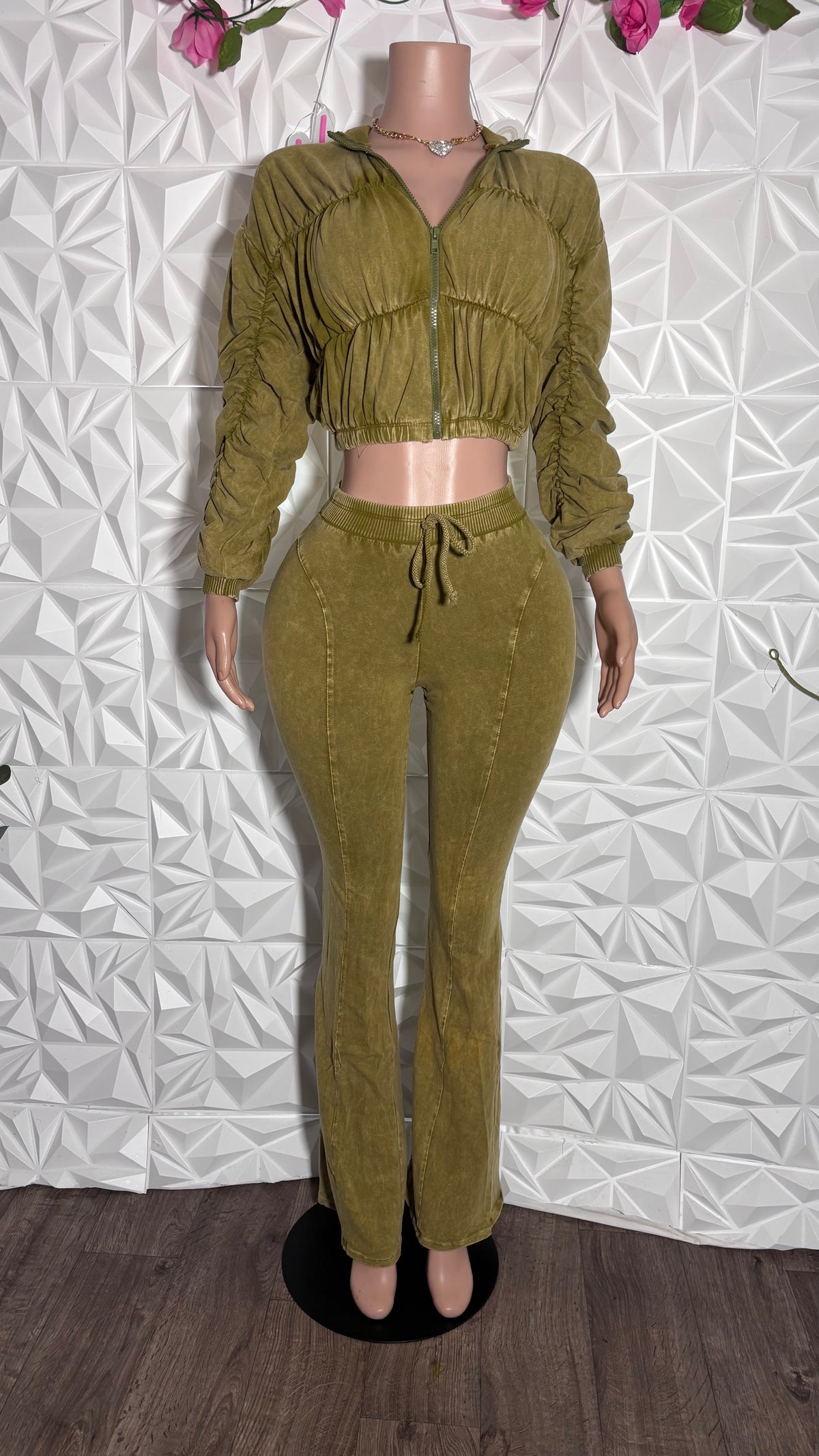 Acid flare set (Olive)