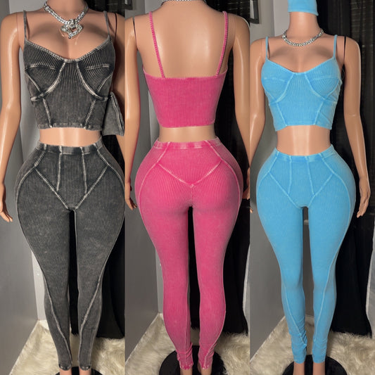 Ribbed set (comes with headband)