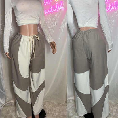 Two tone pants