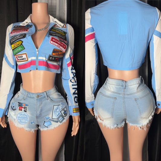Patch shorts