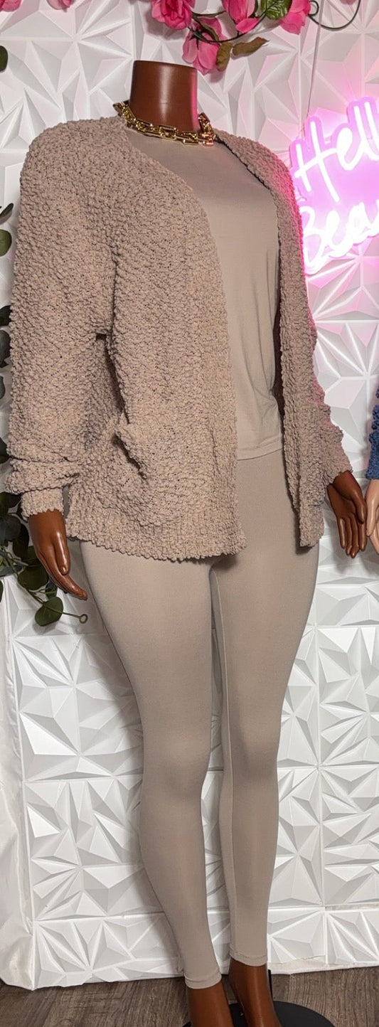 Three piece cardigan set