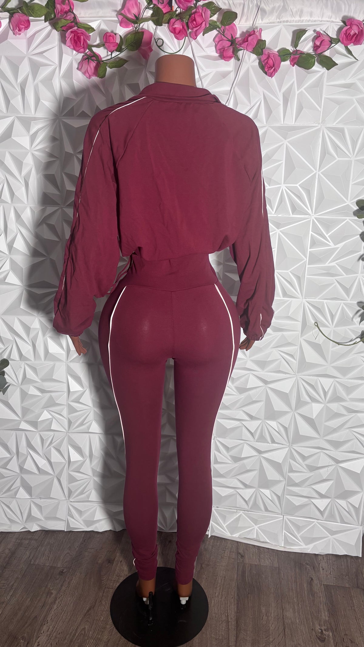 Breezy legging set (Burgundy)